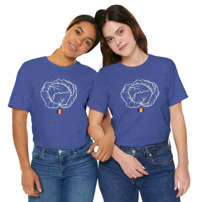 Funny Romania Cabbage T-Shirt: Unisex Jersey Tee