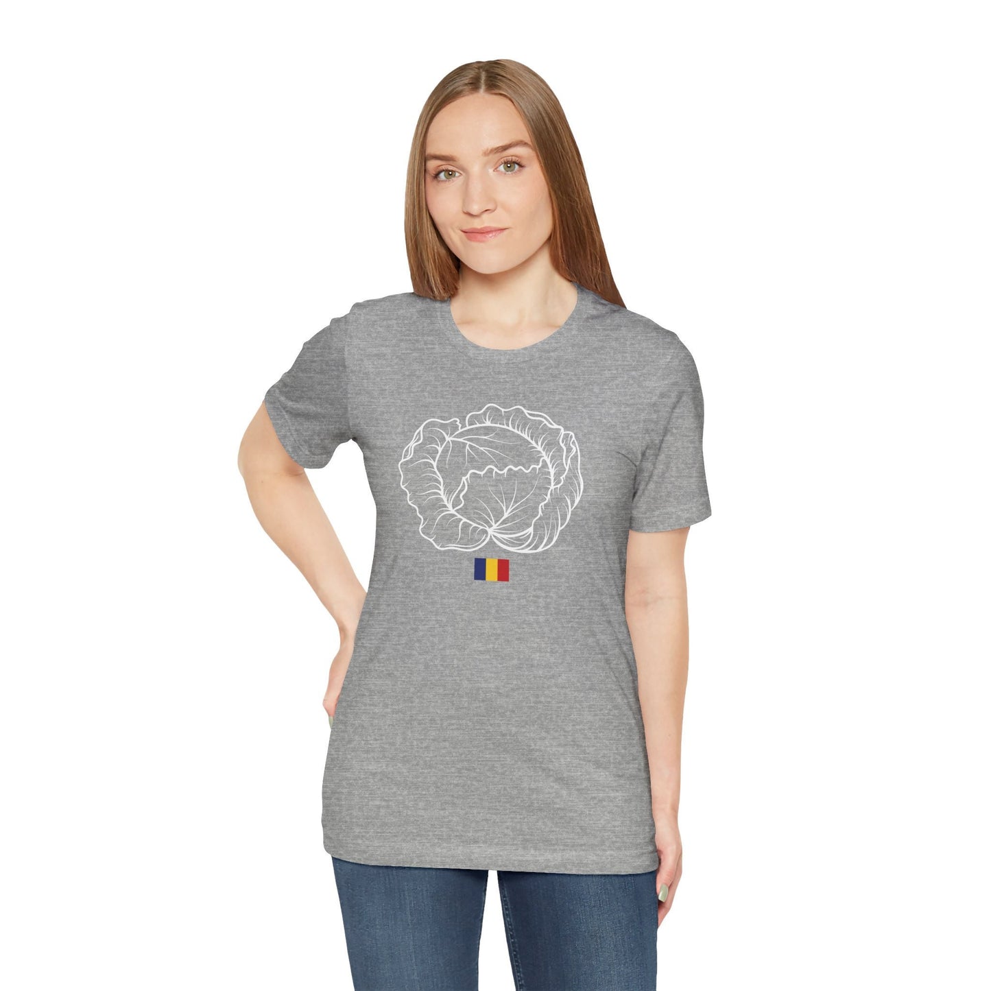 Funny Romania Cabbage T-Shirt: Unisex Jersey Tee