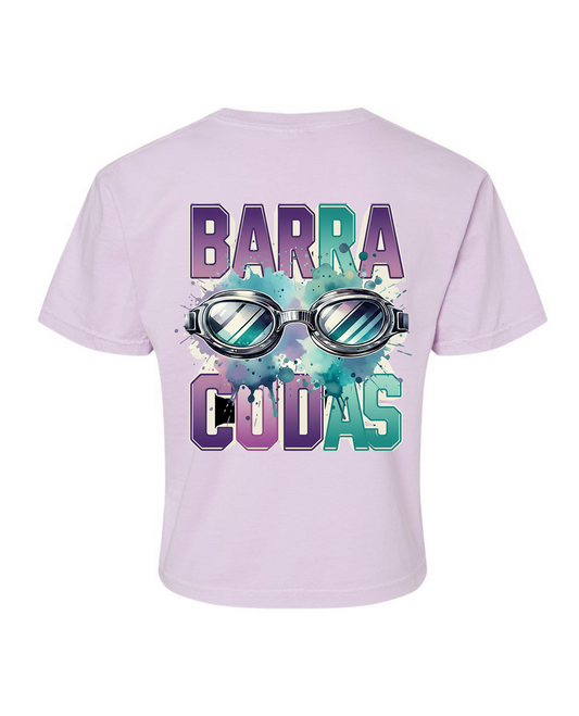 Barracudas Adult Comfort Colors® Boxy T-Shirt | Relaxed Vintage Swim Team Graphic Tee