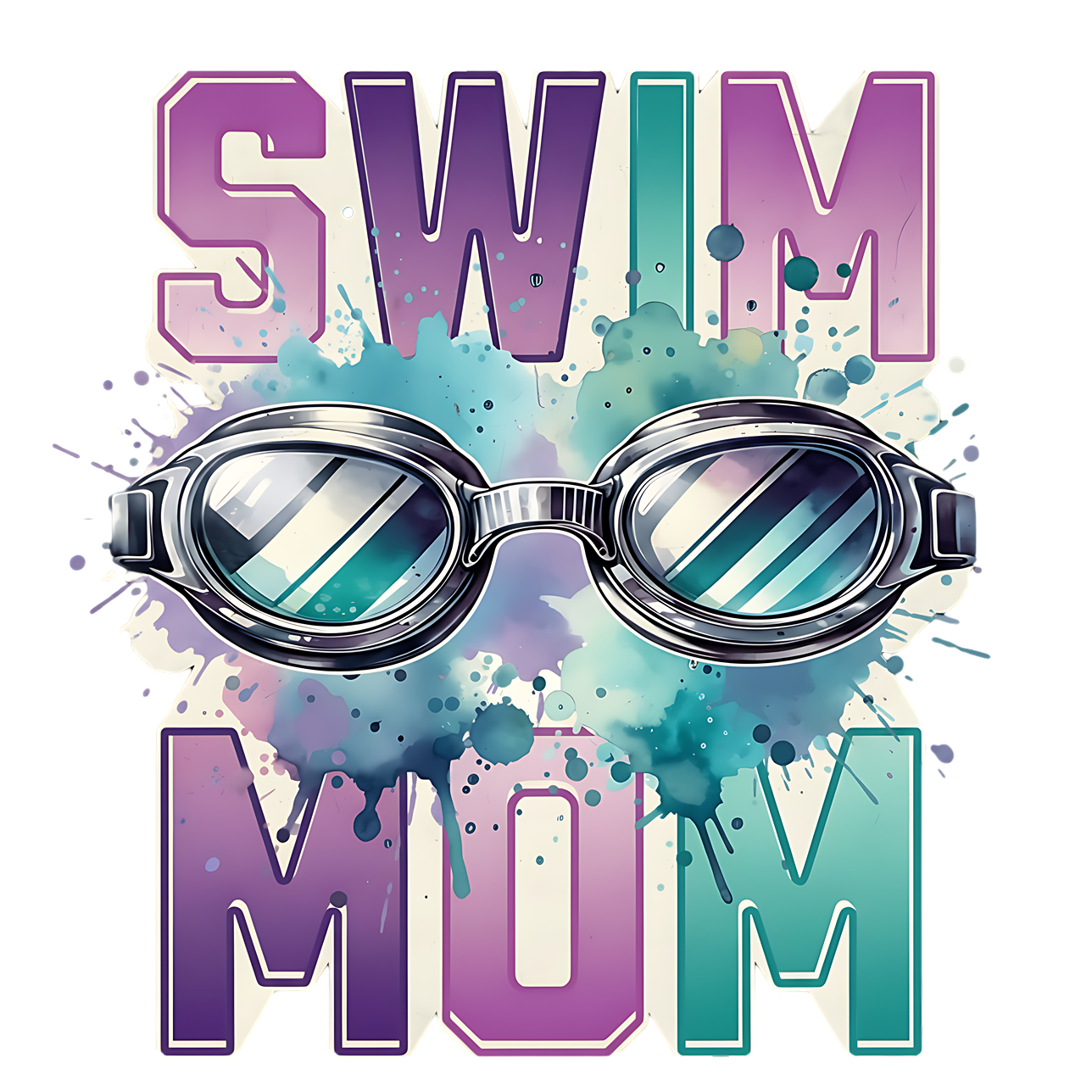 Barracudas Swim Mom Adult Comfort Colors® Boxy T-Shirt | Relaxed Vintage Swim Graphic Tee