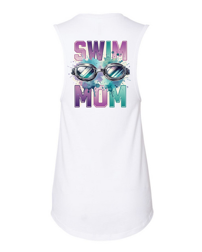 Barracudas  SWIM MOM Adult Bella + Canvas Tank Top